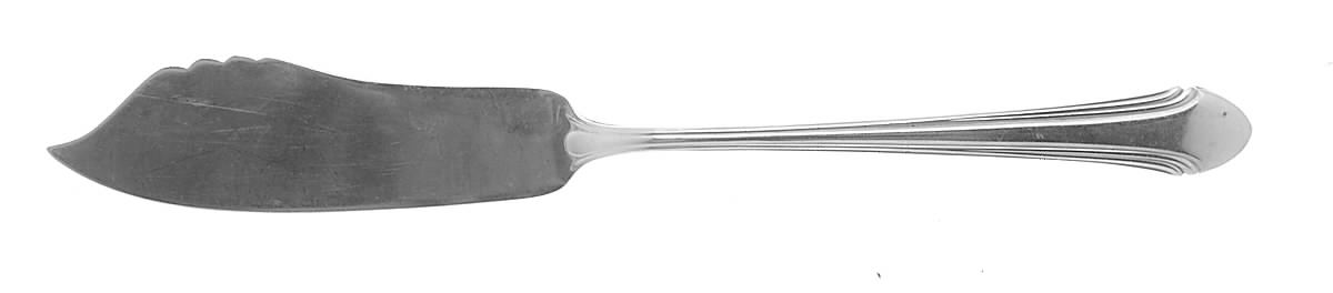 Romantique (Sterling, 1933, No Monograms) Flat Handle Master Butter Knife by Alvin-1