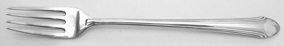 Romantique (Sterling, 1933, No Monograms) Grille Fork (Viande) by Alvin-1