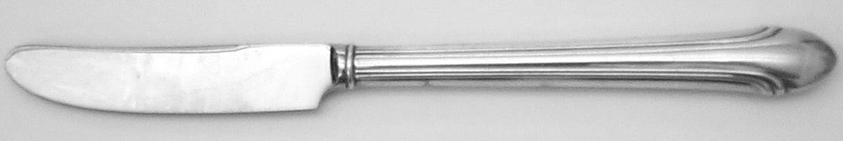 Romantique (Sterling, 1933, No Monograms) New French Hollow Grille Knife by Alvin-1