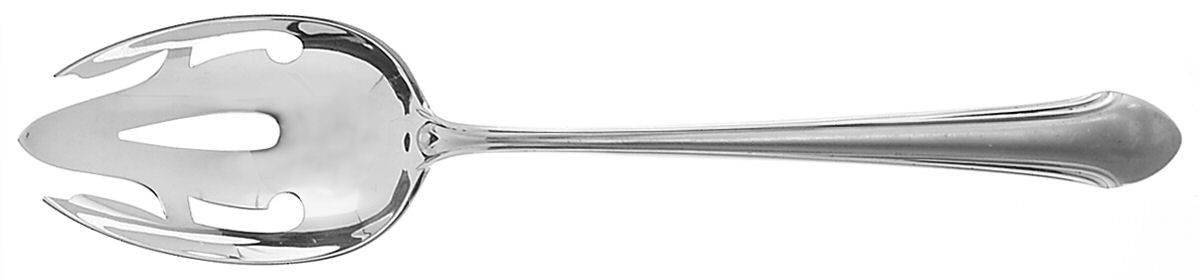 Romantique (Sterling, 1933, No Monograms) Pierced Tablespoon (Serving Spoon) by Alvin-1
