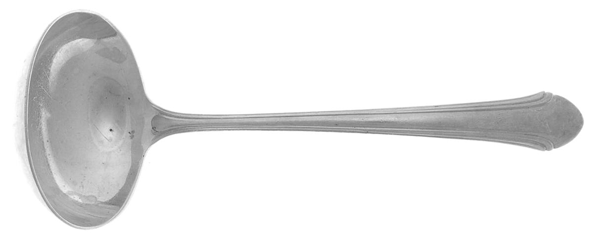 Romantique (Sterling, 1933, No Monograms) Solid Gravy Ladle by Alvin-1