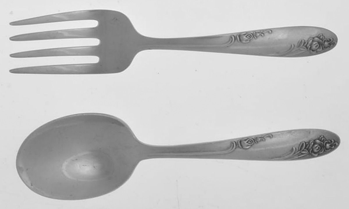 Rosecrest (Sterling, 1955) 2 Pc Baby Set (BF, BS) by Alvin-1