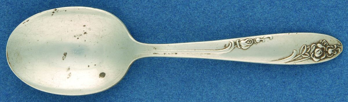 Rosecrest (Sterling, 1955) Straight Handle Baby Spoon by Alvin-1