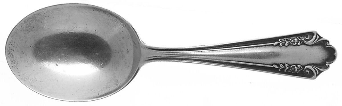 Shenandoah (Sterling, 1912, No Monograms) Straight Handle Baby Spoon by Alvin-1