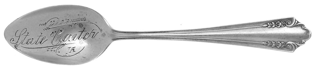 Shenandoah (Sterling, 1912, No Monograms) Souvenir Spoon (Teaspoon) by Alvin-1
