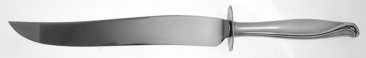 Spring Bud (Sterling, 1956) Large Stainless Blade Roast Carving Knife by Alvin-1