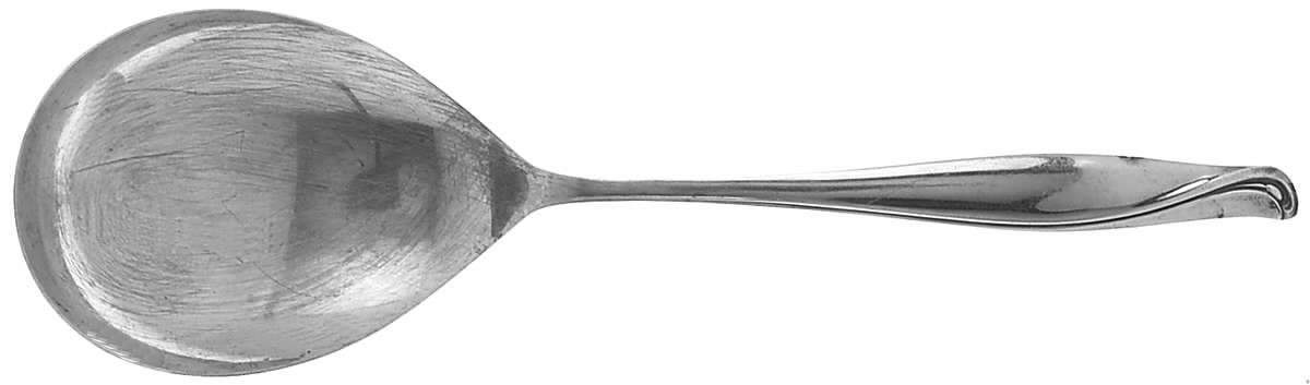 Spring Bud (Sterling, 1956) Solid Smooth Berry/Casserole Spoon by Alvin-1