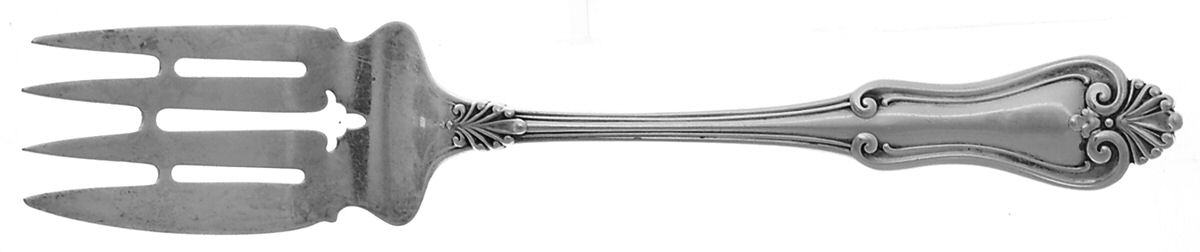 Suffolk (Sterling, 1905) Small Solid Cold Meat Serving Fork by Alvin-1