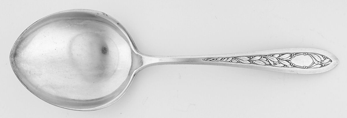 Victory (Silverplate, 1919) Solid Smooth Casserole Spoon by Alvin-1