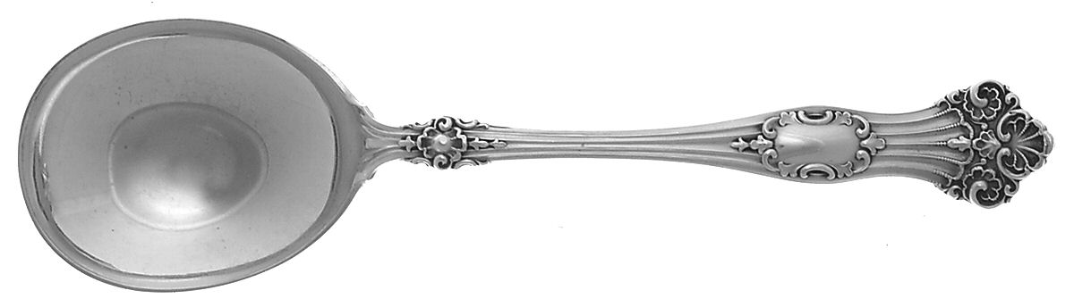 Viking (Sterling, 1906, No Monograms) Round Bowl Soup Spoon (Gumbo) by Alvin-1