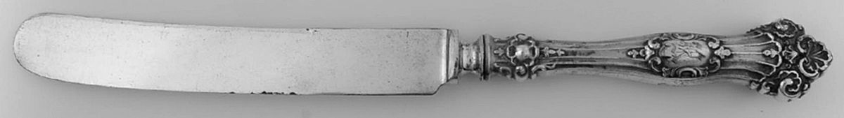 Viking (Sterling, 1906, No Monograms) Old French Hollow Knife with Bolster by Alvin-1