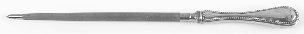 Virginia (Sterling, 1900) Large Roast Steel Rod Knife Sharpener by Alvin-1