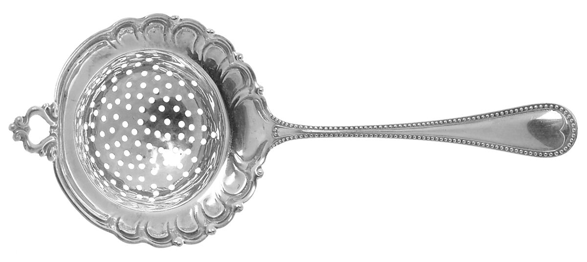 Virginia (Sterling, 1900) Solid Individual Overcup Tea Strainer by Alvin-1