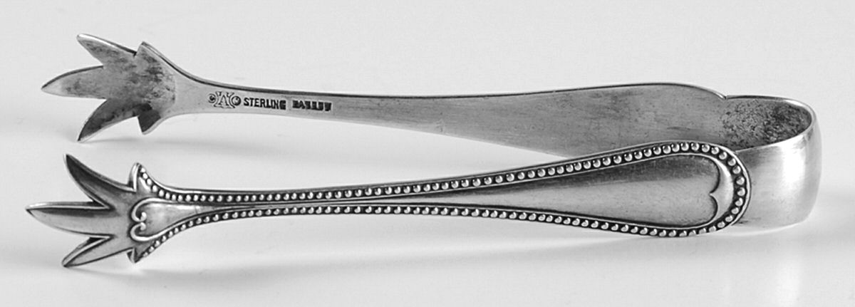 Virginia (Sterling, 1900) Bon Bon Tongs by Alvin-1