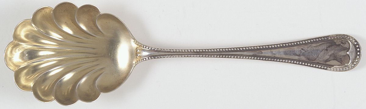 Virginia (Sterling, 1900) Small Solid Berry/Casserole Spoon by Alvin-1
