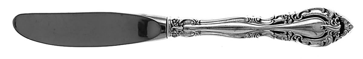 Vivaldi (Sterling, 1966) Modern Hollow Butter Spreader (Stainless) by Alvin-1