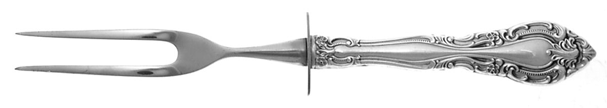 Vivaldi (Sterling, 1966) Large Stainless-Prong Roast Carving Fork by Alvin-1
