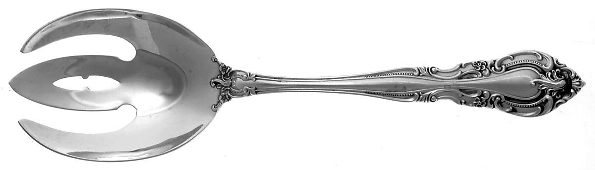 Vivaldi (Sterling, 1966) Oversize Solid Salad Servng Fork by Alvin-1