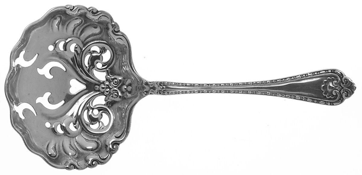 Wellington (Sterling, 1897) Solid Bon Bon Spoon with Pierced Bowl by Alvin-1