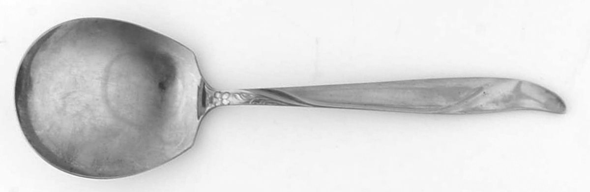 AMK6 (STAINLESS) Solid Smooth Casserole Spoon by Armack-1