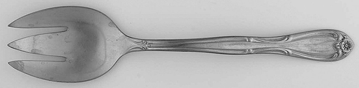 AMP2 (STAINLESS) Small Solid Cold Meat Serving Fork by Americana Products-1