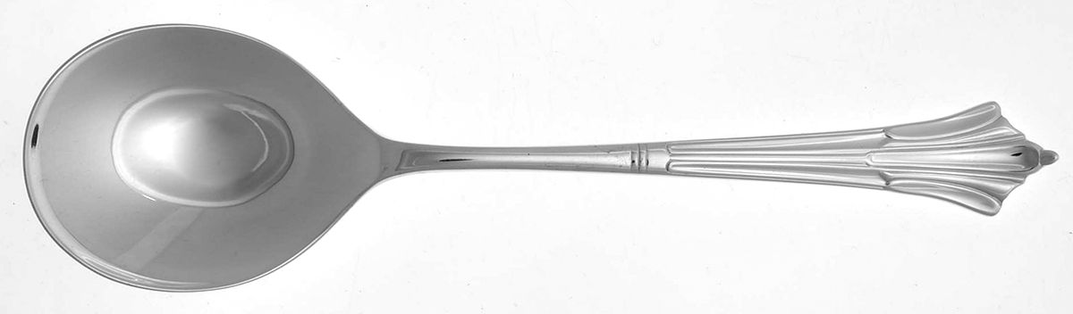 Albany (Silverplate) Round Bowl Soup Spoon (Gumbo) by Arthur Price-1