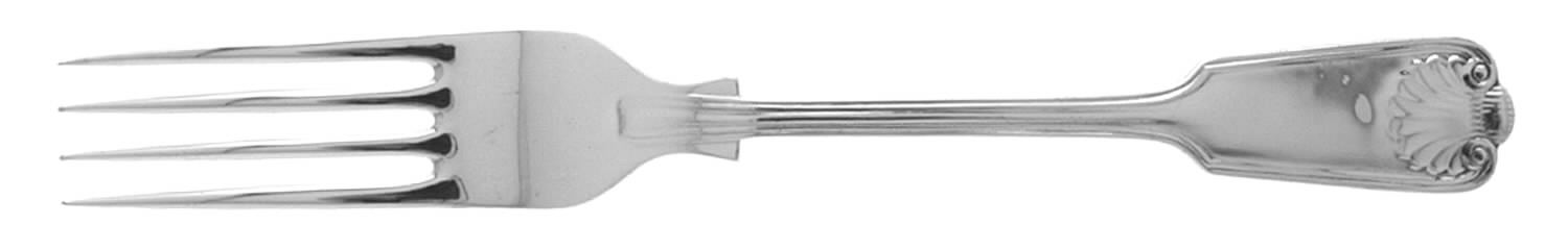 Fiddle Thread & Shell (Silverplate) Fork by Arthur Price-1