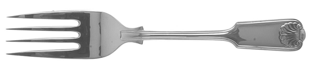 Fiddle Thread & Shell (Silverplate) Individual Salad Fork by Arthur Price-1