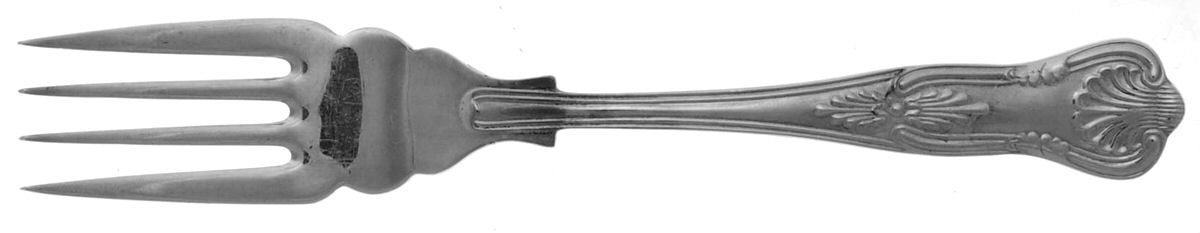 Kings (Silverplate) Individual Solid Fish Fork by Arthur Price-1