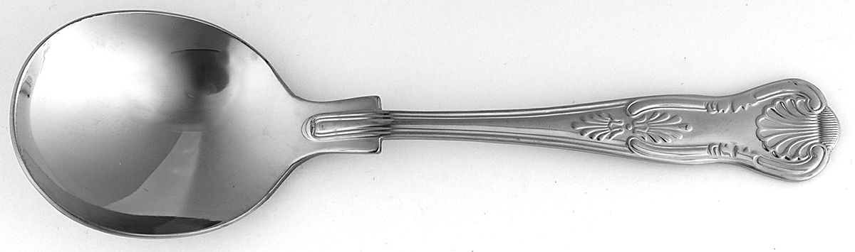 Kings (Stainless) Round Bowl Soup Spoon (Gumbo) by Arthur Price-1