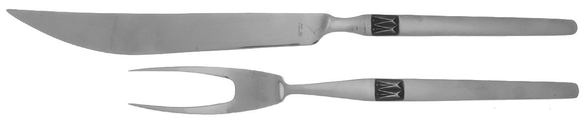 ASF1 (STAINLESS) Large 2-Piece Roast Carving Set w/Stainless Blade by Arthur Salm Flatware-1