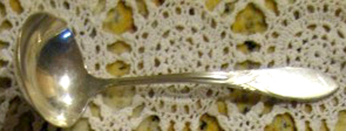 Lady Amelia (Silverplate, 1919) Solid Gravy Ladle by Associated Silver-1