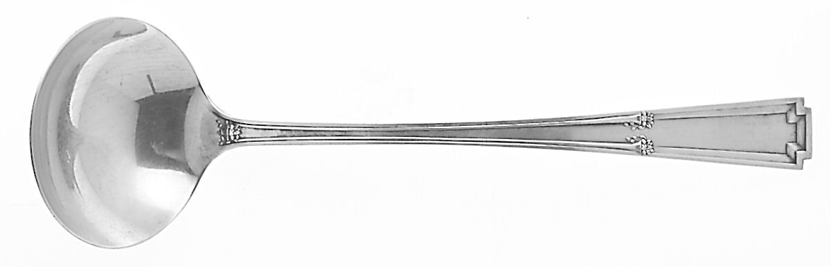 Lady Frances (Silverplate, 1925) Solid Piece Cream Ladle by Associated Silver-1