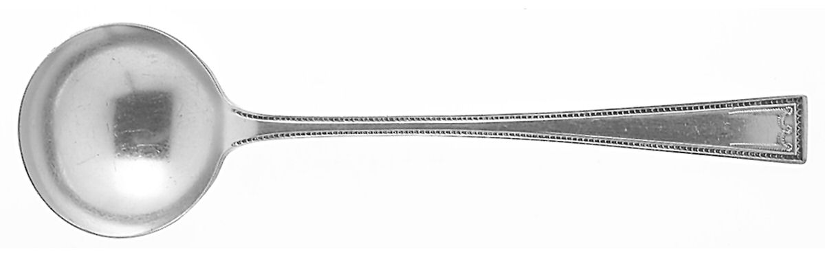 Lady Helen (Silverplate, 1924) Round Bowl Soup Spoon (Cream Soup) by Associated Silver-1