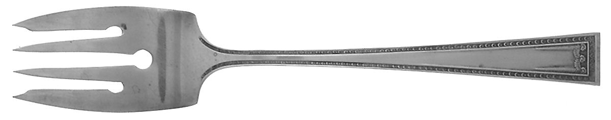 Lady Helen (Silverplate, 1924) Small Solid Cold Meat Serving Fork by Associated Silver-1