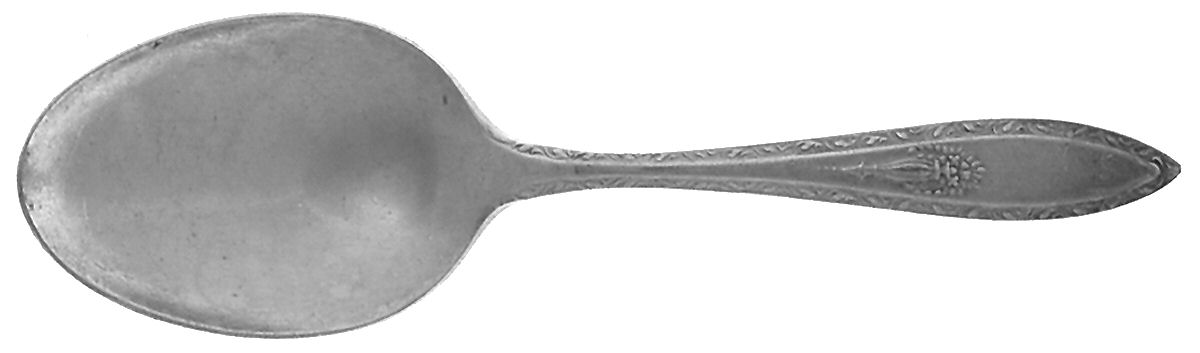 Lady Washington (Silverplate, 1925) Straight Handle Baby Spoon by Associated Silver-1