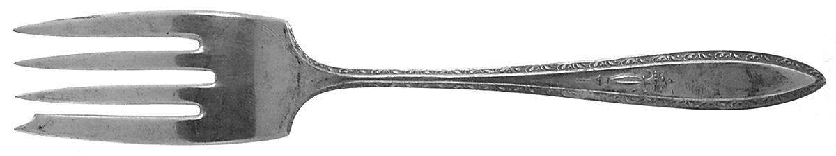 Lady Washington (Silverplate, 1925) Individual Salad Fork by Associated Silver-1