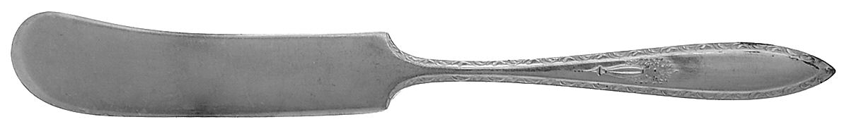 Lady Washington (Silverplate, 1925) Flat Handle Butter Spreader by Associated Silver-1