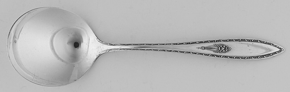 Lady Washington (Silverplate, 1925) Round Bowl Soup Spoon (Cream Soup) by Associated Silver-1