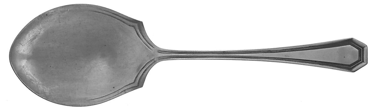 Liberty (Silverplate, 1920) Solid Smooth Casserole Spoon by Associated Silver-1