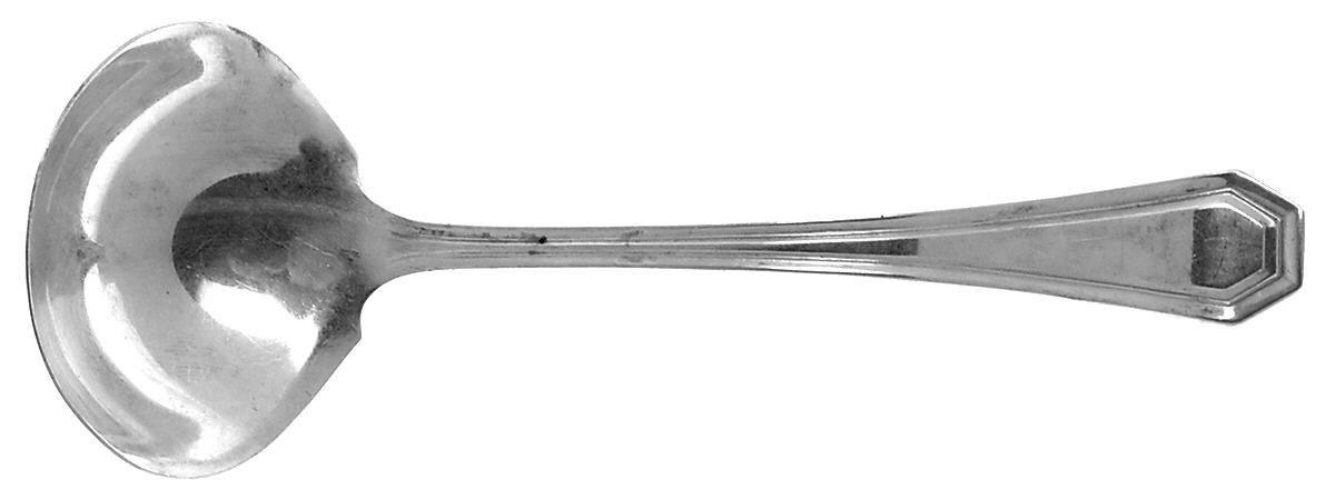 Liberty (Silverplate, 1920) Solid Gravy Ladle by Associated Silver-1