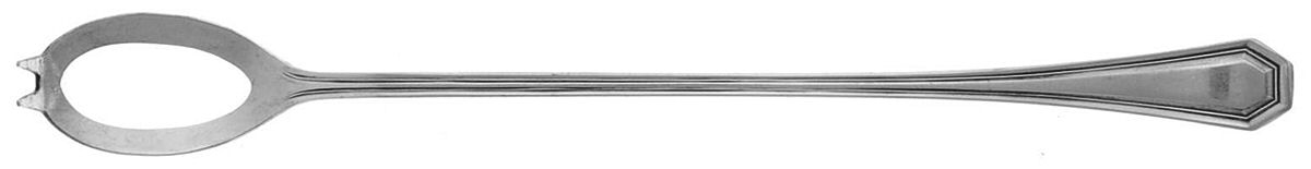 Liberty (Silverplate, 1920) Pierced Bowl Long Handle Olive Spoon by Associated Silver-1