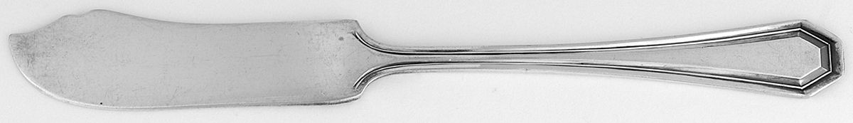 Liberty (Silverplate, 1920) Flat Handle Butter Spreader by Associated Silver-1