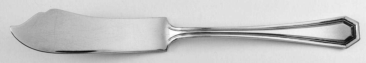 Liberty (Silverplate, 1920) Flat Handle Master Butter Knife by Associated Silver-1