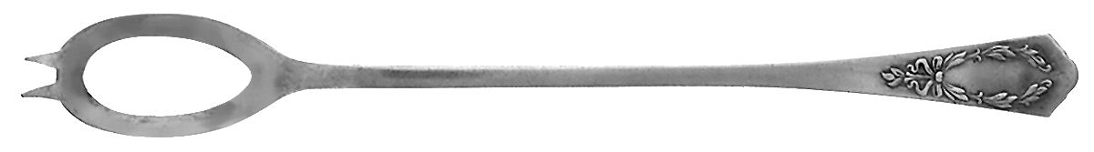 Marjo-Nell (Silverplate, 1903) Pierced Bowl Long Handle Olive Spoon by Associated Silver-1