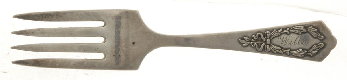 Marjo-Nell (Silverplate, 1903) Fork-Baby by Associated Silver-1
