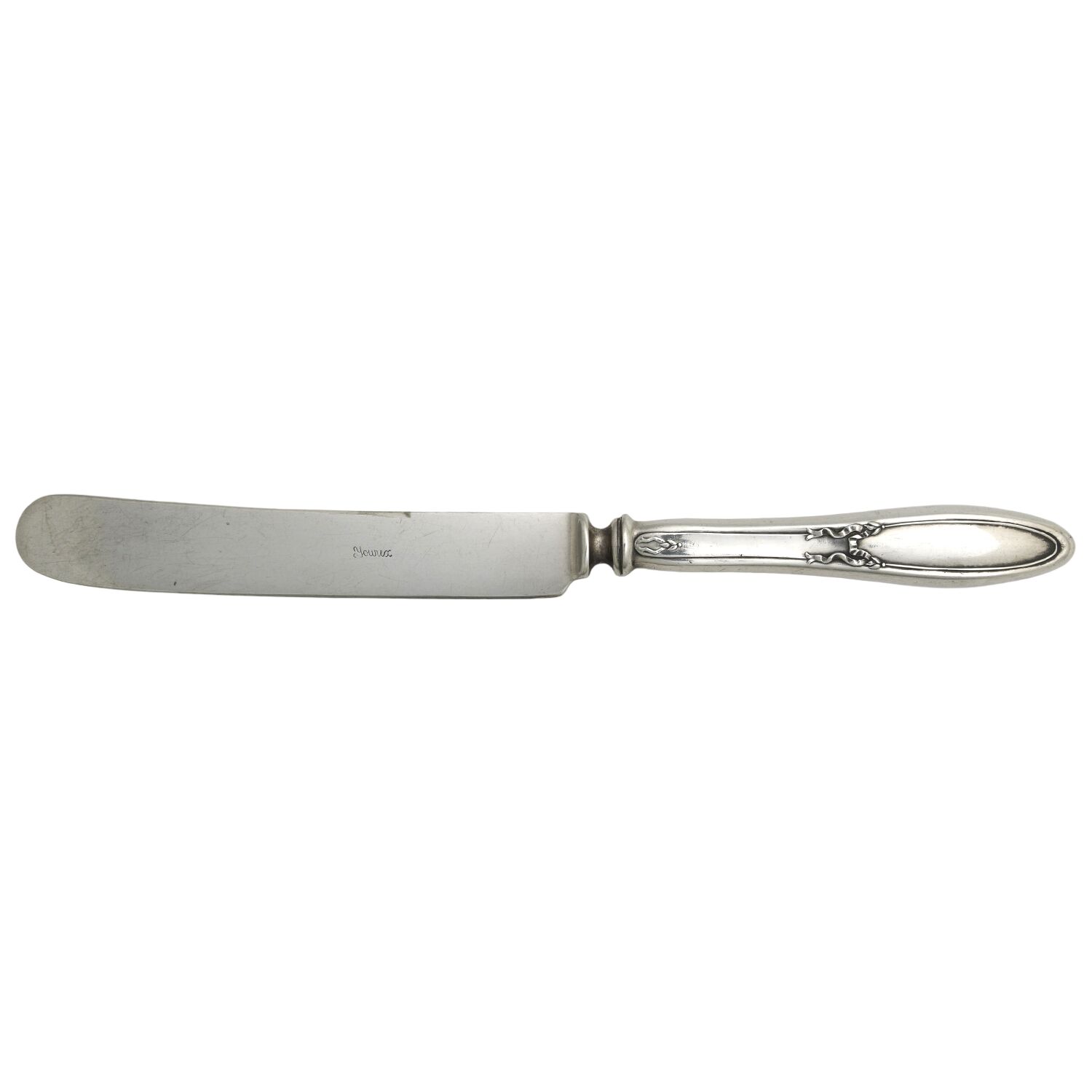 Panama (Silverplate, 1915) Old French Hollow Knife by Associated Silver-1