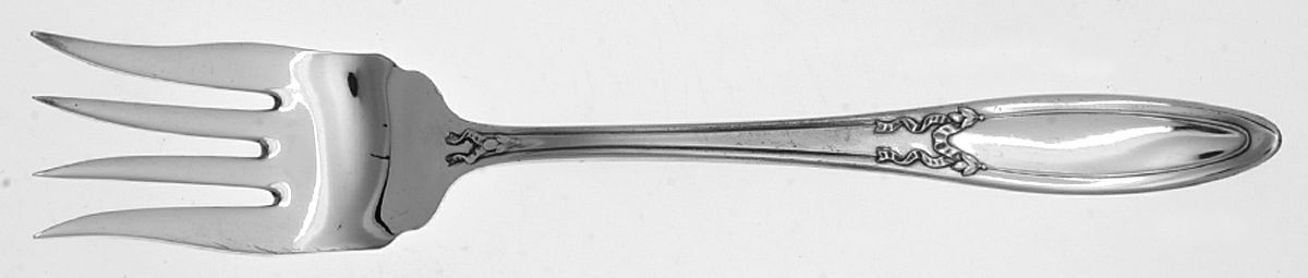Panama (Silverplate, 1915) Medium Chipped Beef Fork by Associated Silver-1