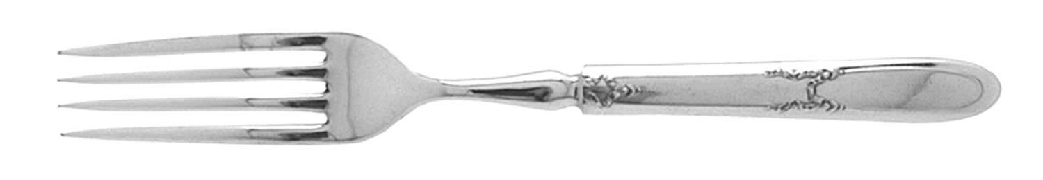 Panama (Silverplate, 1915) Indented Solid Handled Fork by Associated Silver-1