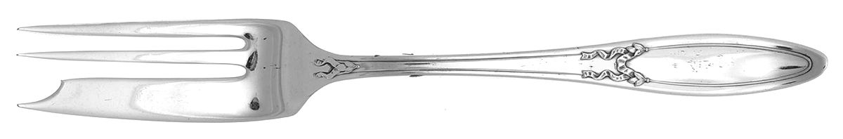 Panama (Silverplate, 1915) Individual Pie Fork by Associated Silver-1
